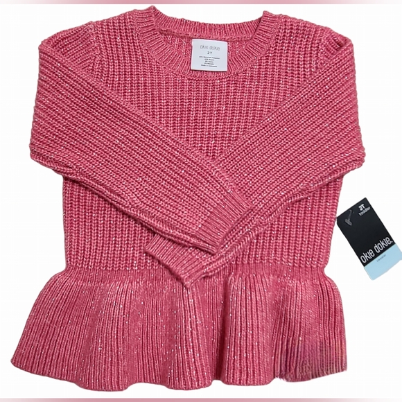 NWT Okie dokie size 2T rose sweater - Picture 4 of 6
